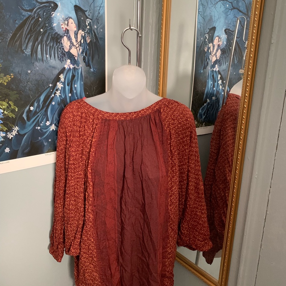 Free People Days Of Romance 
Oversized Blouse